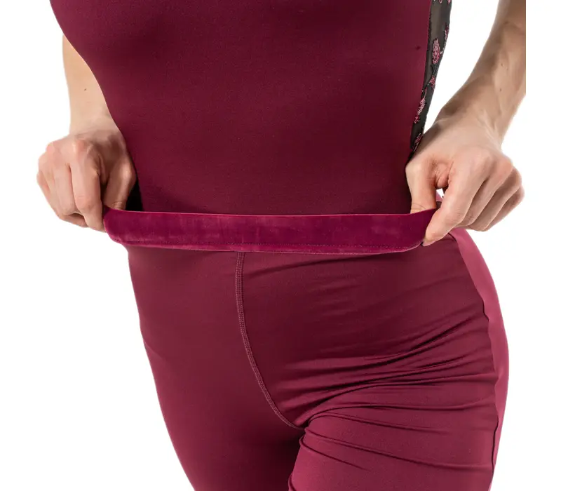 Capezio Beguile Pant, Damenhose - Bordeaux Windsor Wine Capezio