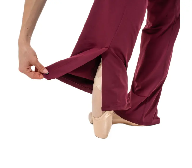 Capezio Beguile Pant, Damenhose - Bordeaux Windsor Wine Capezio