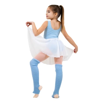 Capezio Kindertrikot mit Gürtel und breiten Trägern - Hellblau Capezio Capezio Kindertrikot mit Gürtel und breiten Trägern - Hellblau Capezio