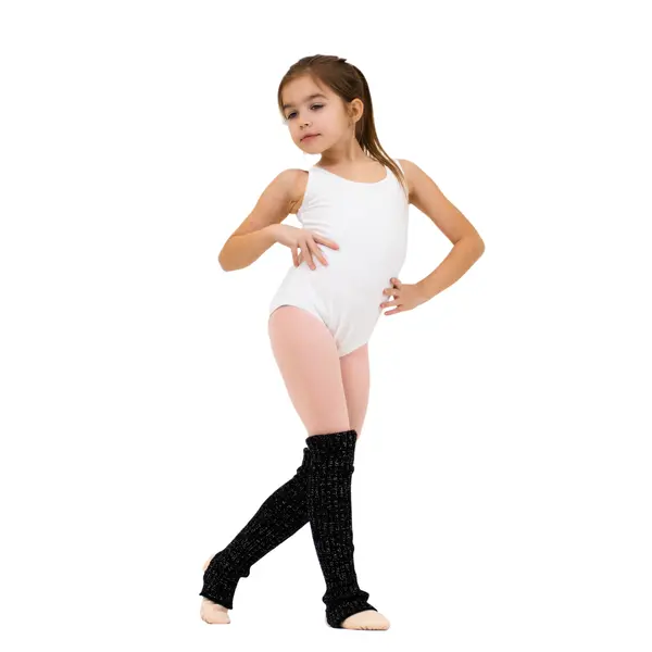 Capezio Kindertrikot mit Gürtel und breiten Trägern