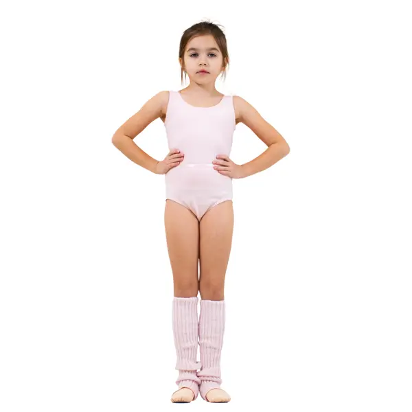 Capezio Kindertrikot mit Gürtel und breiten Trägern