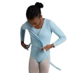 Capezio Cross Over Top, Aufwärm-Top für Mädchen - Hellblau Capezio