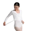 Capezio Cross Over Top, Aufwärm-Top für Mädchen - Weiss