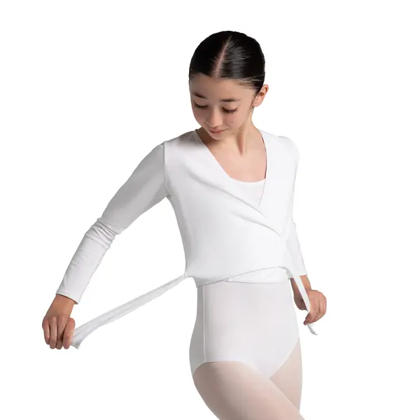 Capezio Cross Over Top, Aufwärm-Top für Mädchen