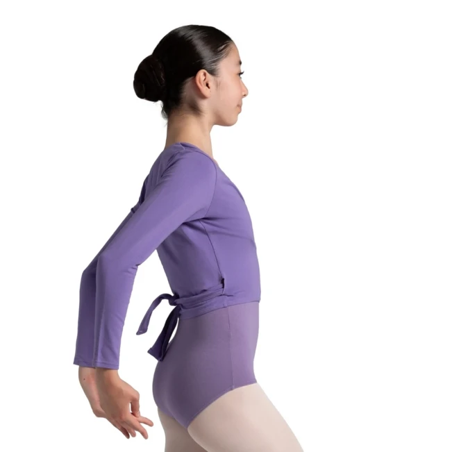 Capezio Cross Over Top, Aufwärm-Top für Mädchen Capezio Cross Over Top, Aufwärm-Top für Mädchen - Roter Granat Capezio