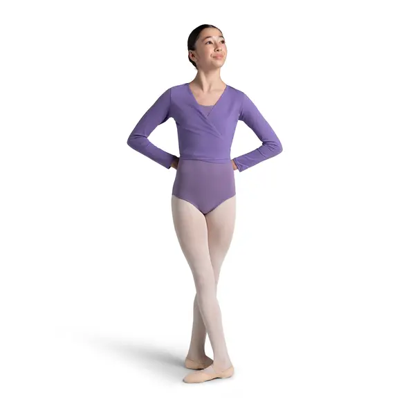 Capezio Cross Over Top, Aufwärm-Top für Mädchen