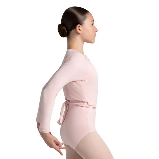 Capezio Cross Over Top, Aufwärm-Top für Mädchen - Rosa Capezio Capezio Cross Over Top, Aufwärm-Top für Mädchen - Rosa Capezio