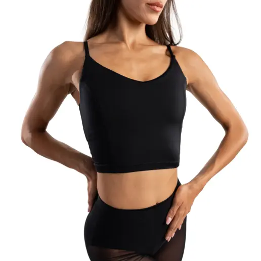Capezio Dance Cami Top, Damen-Trainings-Latino-Top mit Trägern