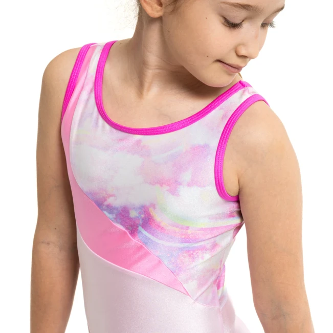 Capezio Candy Cloud Leotard, Mädchentrikot für Gymnastik Capezio Candy Cloud Leotard, Mädchentrikot für Gymnastik