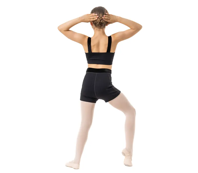 Capezio Catherine Top, Crop-Top für Mädchen - Schwarz