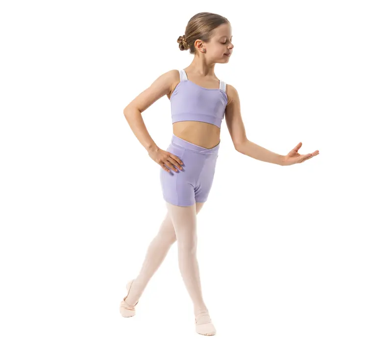 Capezio Catherine Top, Crop-Top für Mädchen - Violett - lavender