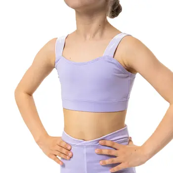 Capezio Catherine Top, Crop-Top für Mädchen - Violett - lavender