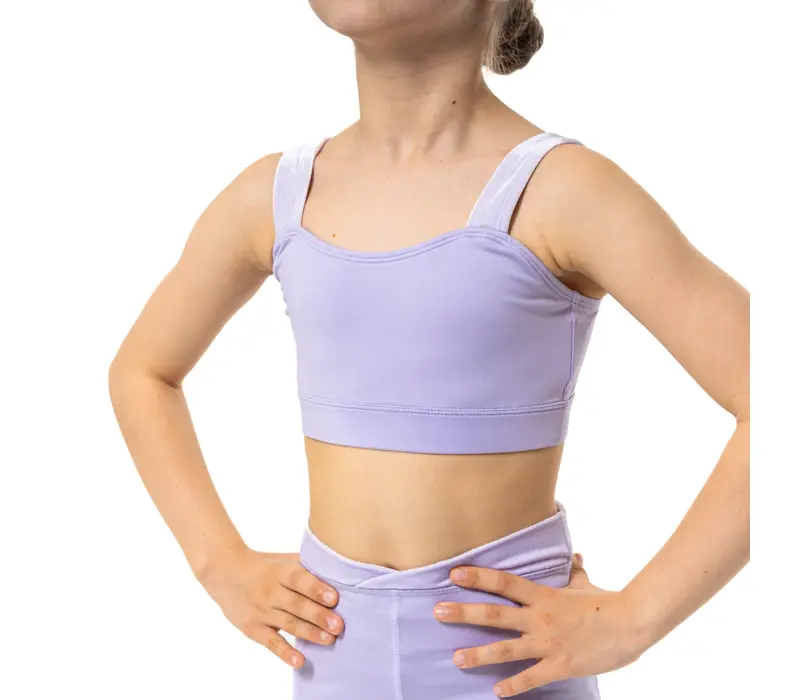 Capezio Catherine Top, Crop-Top für Mädchen - Violett - lavender