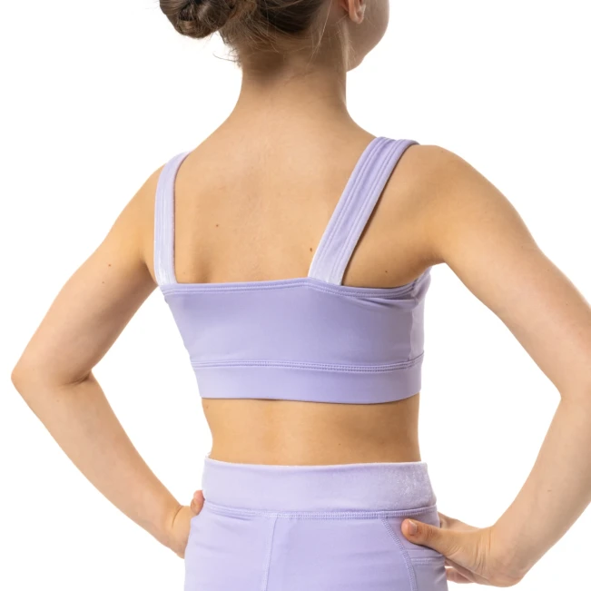 Capezio Catherine Top, Crop-Top für Mädchen - Violett - lavender