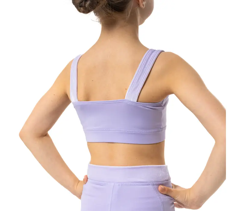 Capezio Catherine Top, Crop-Top für Mädchen - Violett - lavender