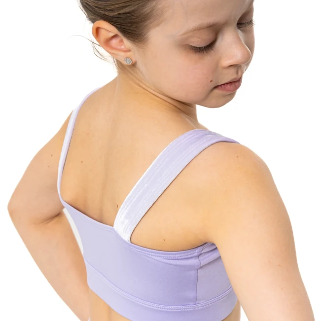 Capezio Catherine Top, Crop-Top für Mädchen - Violett - lavender