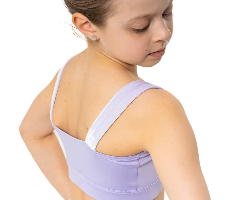 Capezio Catherine Top, Crop-Top für Mädchen - Violett - lavender