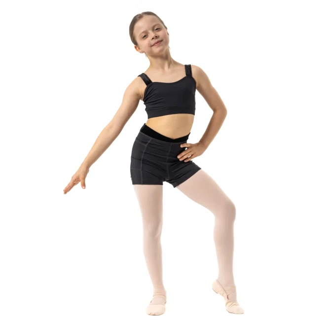 Capezio Catherine Top, Crop-Top für Mädchen Capezio Catherine Top, Crop-Top für Mädchen - Schwarz