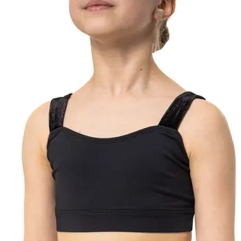 Capezio Catherine Top, Crop-Top für Mädchen - Schwarz