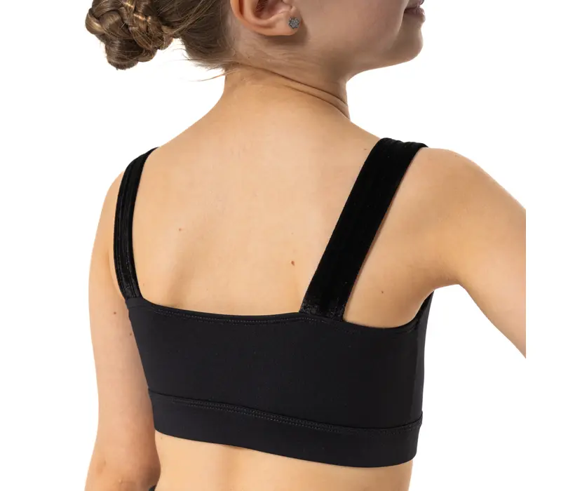 Capezio Catherine Top, Crop-Top für Mädchen - Schwarz