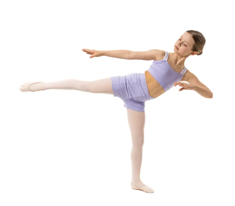 Capezio Star short, Kindershorts - Violett - lavender