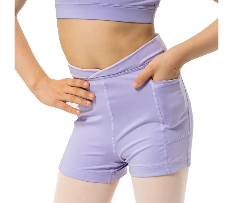 Capezio Star short, Kindershorts - Violett - lavender