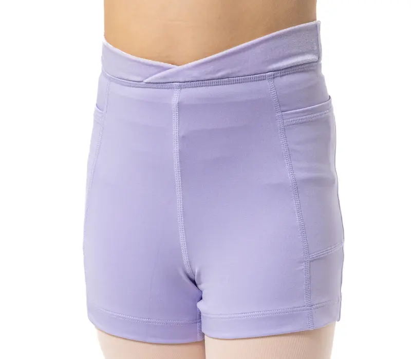 Capezio Star short, Kindershorts - Violett - lavender