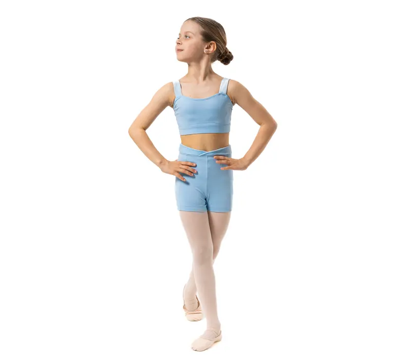 Capezio Star short, Kindershorts - Hellblau Capezio