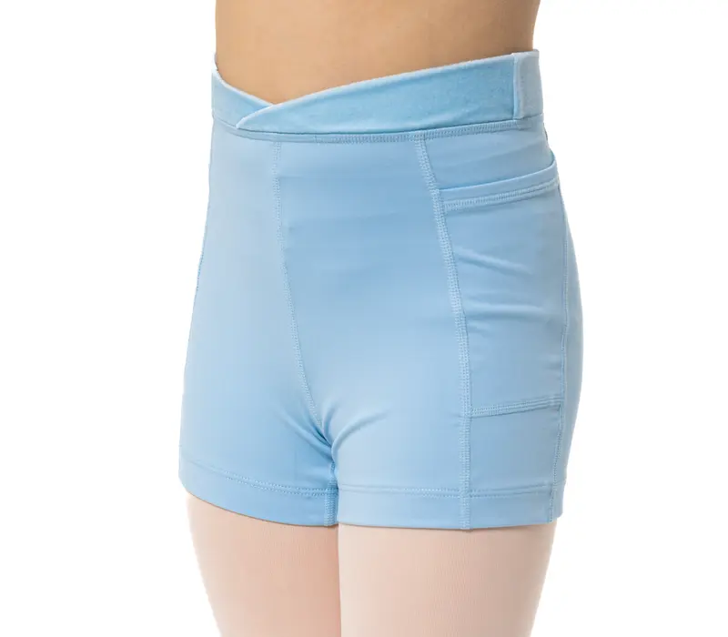 Capezio Star short, Kindershorts - Hellblau Capezio