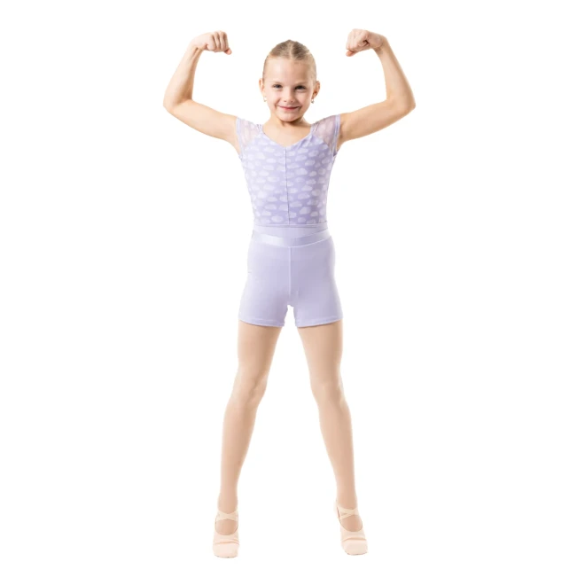 Capezio Cloud Nine Sunburst, Mädchen-Shorts Capezio Cloud Nine Sunburst, Mädchen-Shorts - Violett lavender Capezio