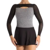Capezio Dance Active Front Keyhole Langarm-Bodysuit, Damen-Bodysuit Capezio Dance Active Front Keyhole Langarm-Bodysuit, Damen-Bodysuit