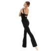 Capezio Dreamy Leotard, Damen-Trikot mit breiten Trägern - Schwarz