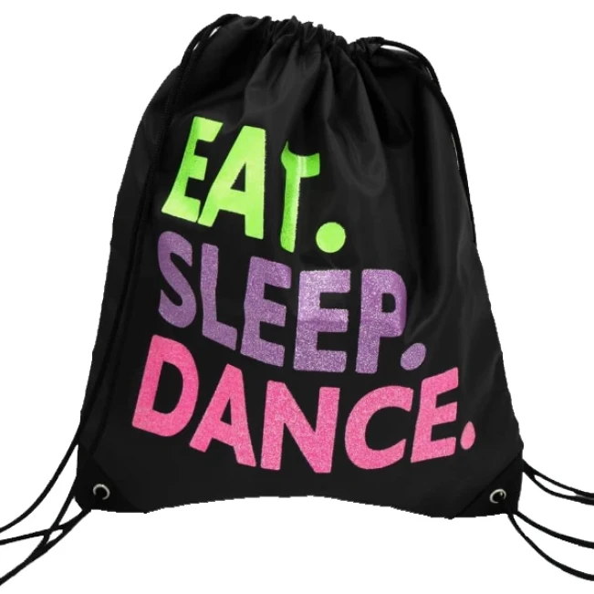 Capezio Eat Sleep Dance, Beutel mit Kordelzug Capezio Eat Sleep Dance, Beutel mit Kordelzug