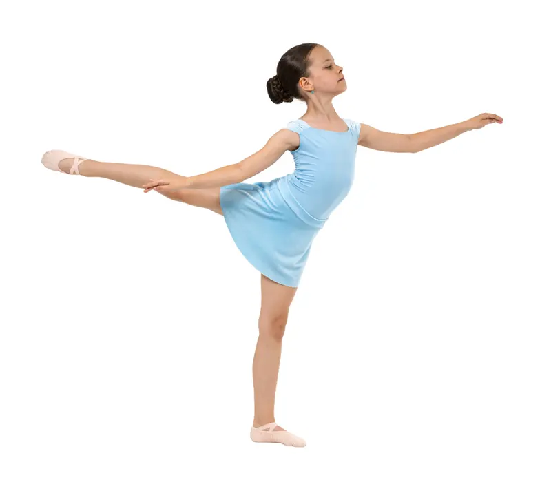 Capezio Elizabeth leotard, Trikot für Mädchen - Hellblau Capezio