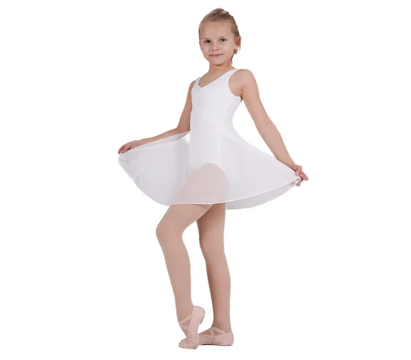 Capezio Empire dress, ballettkleid für Kinder - Weiss