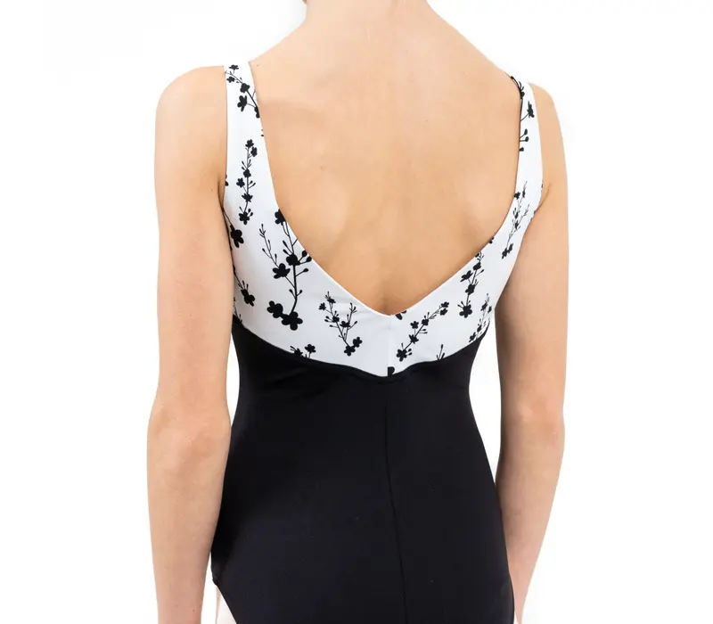 Capezio C'est La Vie Étoile Leotard, Mädchen-Trikot mit breiten Trägern - Cascading Florals Capezio