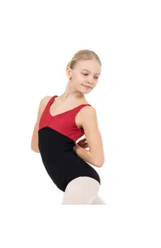 Capezio C'est La Vie Étoile Leotard, Mädchen-Trikot mit breiten Trägern  