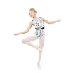 Capezio C'est La Vie Fleur, Mädchen-Trikot mit breiten Trägern - Cascading Florals Capezio
