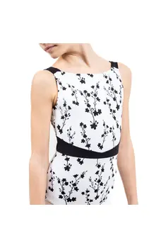 Capezio C'est La Vie Fleur, Mädchen-Trikot mit breiten Trägern  