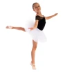 Capezio Galaxy, Kindertrikot mit kurzen Ärmeln - Schwarz