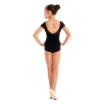 Capezio Galaxy, Kindertrikot mit kurzen Ärmeln - Schwarz