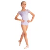 Capezio Galaxy, Kindertrikot mit kurzen Ärmeln - Violett - lavender