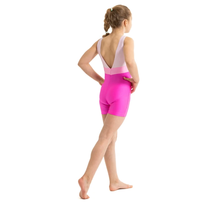 Capezio Galaxy Biketard, kurzes Mädchen-Ganzkörper-Trikot Capezio Galaxy Biketard, kurzes Mädchen-Ganzkörper-Trikot