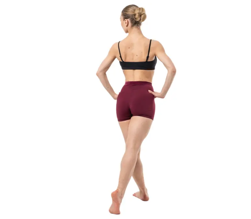 Capezio Glamour Short, Damen-Shorts - Bordeaux Windsor Wine Capezio