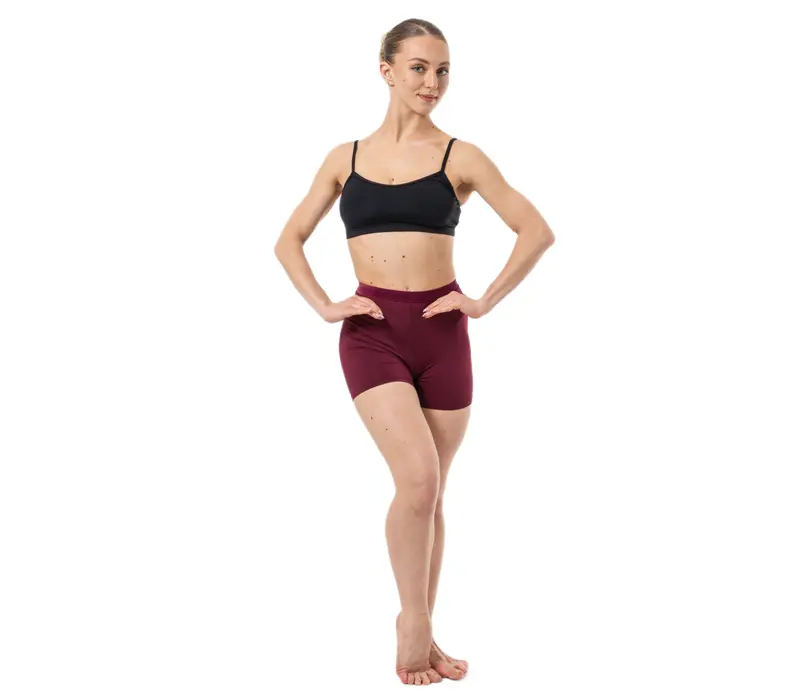 Capezio Glamour Short, Damen-Shorts - Bordeaux Windsor Wine Capezio