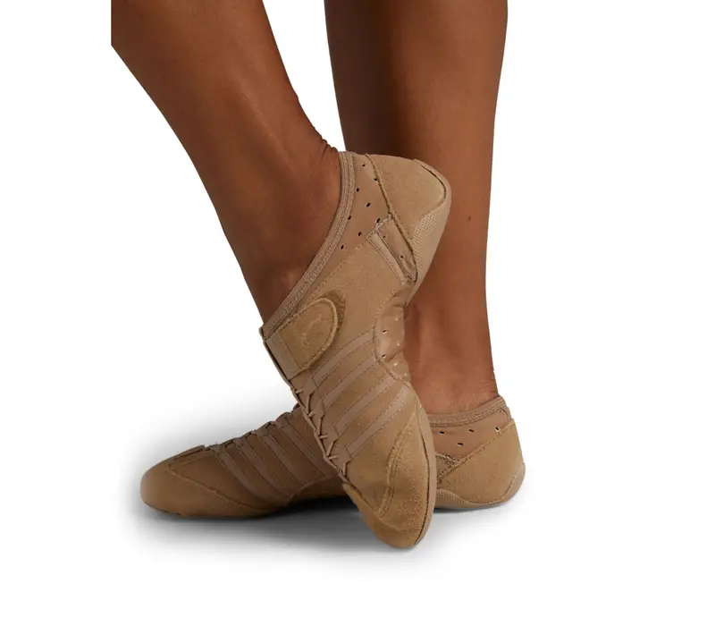 Capezio Jag PP15A, Jazzschuhe für Kinder - Braun caramel Capezio