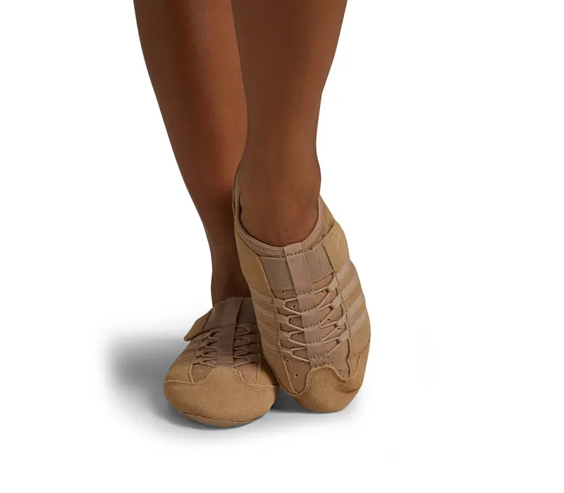Capezio Jag PP15A, Jazzschuhe für Kinder - Braun caramel Capezio