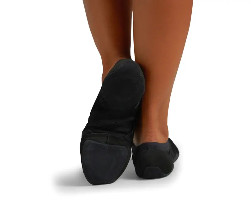 Capezio Jag, Jazzschuhe mit Wildledersohle für Frauen - Schwarz