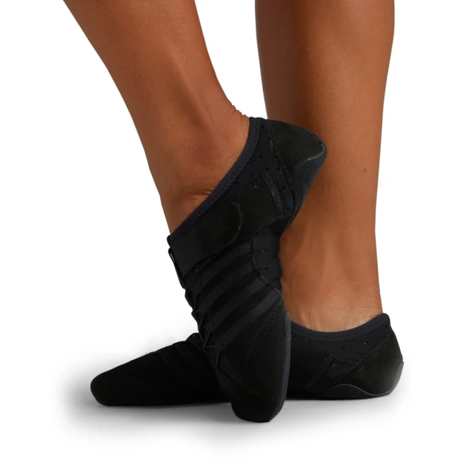 Capezio Jag, Jazzschuhe mit Wildledersohle für Frauen - Schwarz