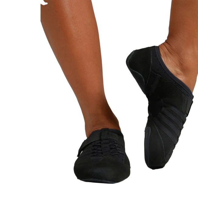 Capezio Jag, Jazzschuhe mit Wildledersohle für Frauen - Schwarz